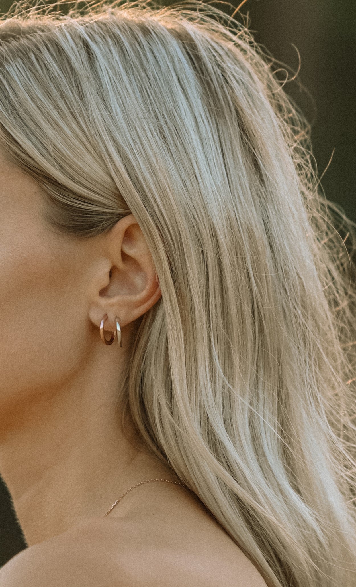 FULL MOON small earrings