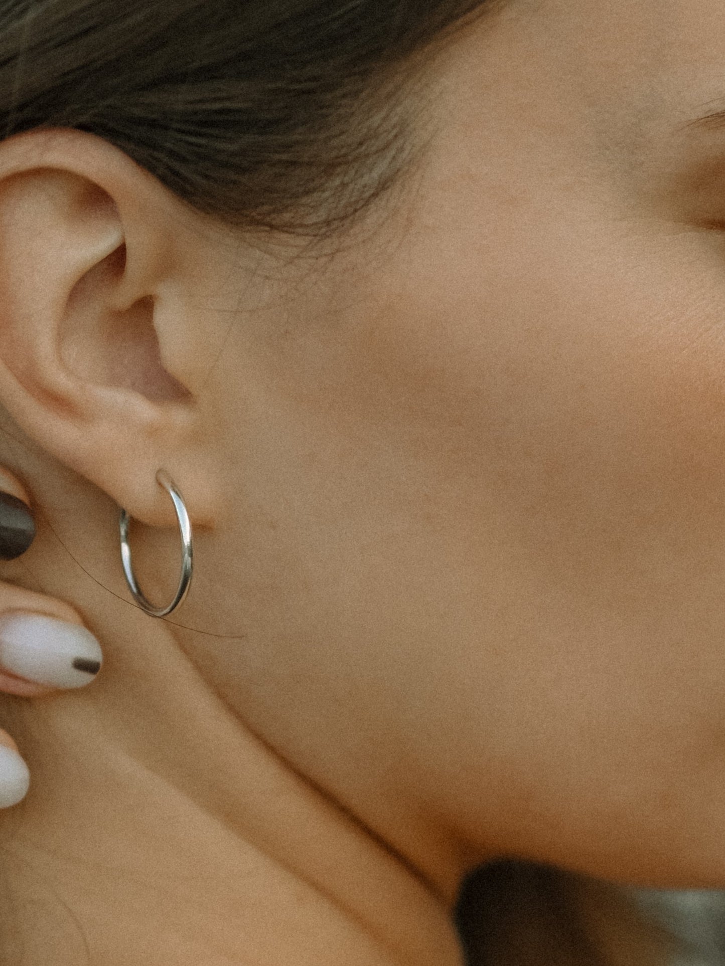 FULL MOON large earrings